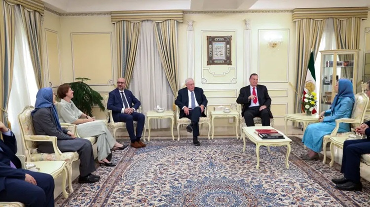 دیدار و گفتگوی خانم مریم رجوی با آقای شارل میشل پرزیدنت اتحادیه اروپا (۲۰۲۴)، ژنرال جیمز جونز و ژنرال کیت کلاگ